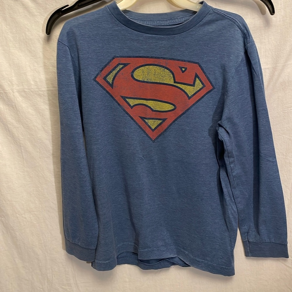 Old Navy Youth L Superman Long Sleeve T-shirt